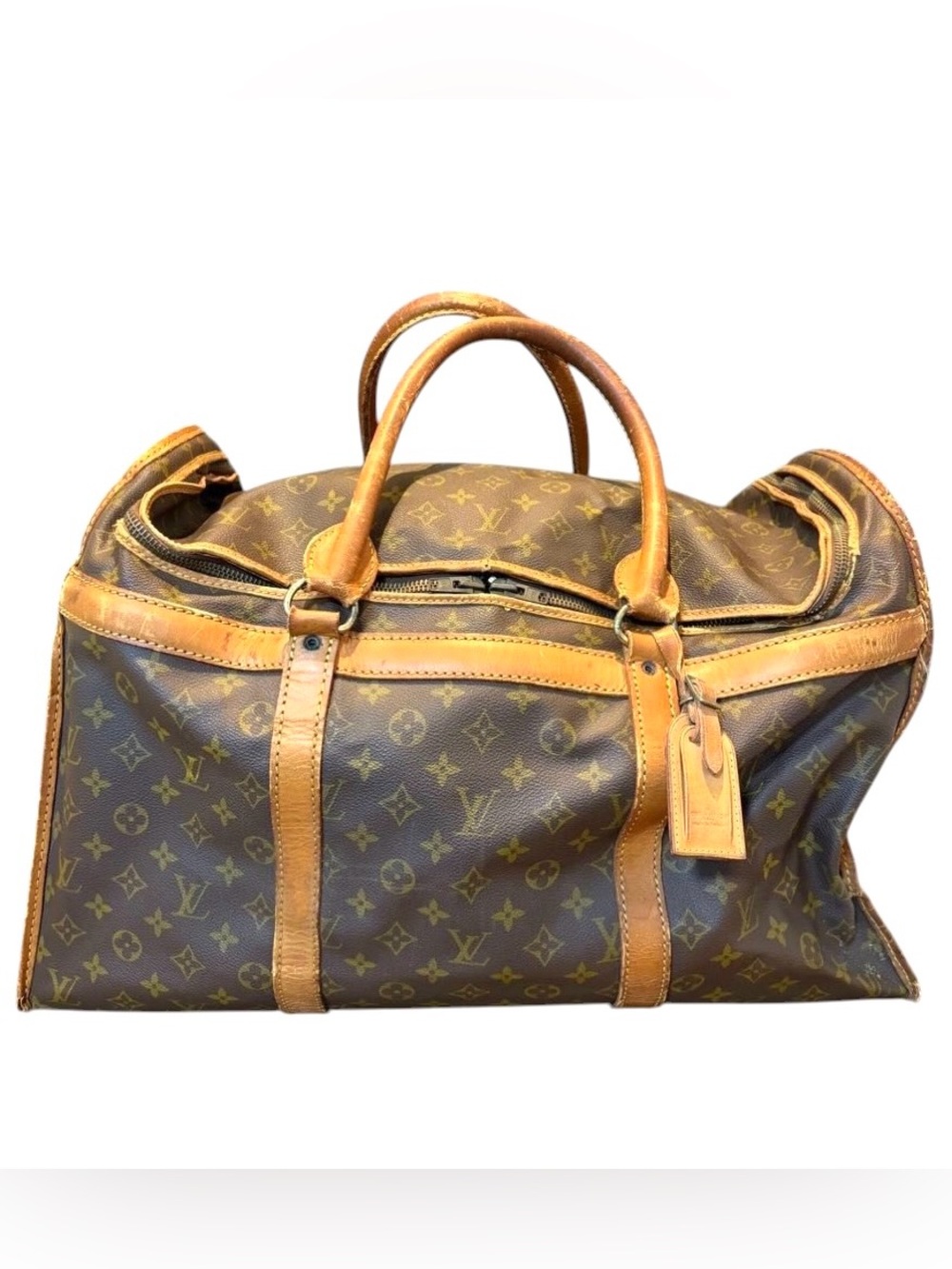 Louis Vuitton Sac Chasseur 55 LV Monogram Canvas Vintage Travel Bag Luggage Tote - Picture 8 of 13